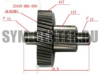 Вал редуктора промежуточный (23421-HMA-300 + 23422-HMA-300) SYM GTS300i 23420-HMA-000 ― | SYM-CENTER.ru - Мототехника SYM, запчасти, сервис