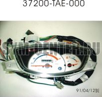 Панель приборов SYM DD 50 37200-TAE-000 ― | SYM-CENTER.ru - Мототехника SYM, запчасти, сервис