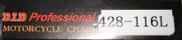 Цепь 428x116L без сальника DID (Black & Black) BSE PH 125/190S, PH 125E, MX XT-Genet PH10 125/190 STUNT; PH10 125E 17/14; PH10 190 14/12 STUNT; MX 125 17/14 XTG_428_116_DID ― | SYM-CENTER.ru - Мототехника SYM, запчасти, сервис