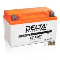 МОТОЦИКЛЕТНЫЙ АККУМУЛЯТОР DELTA CT 1207, 12V 7AH, 105А (152X87X95) YTX7A-BS ― | SYM-CENTER.ru - Мототехника SYM, запчасти, сервис